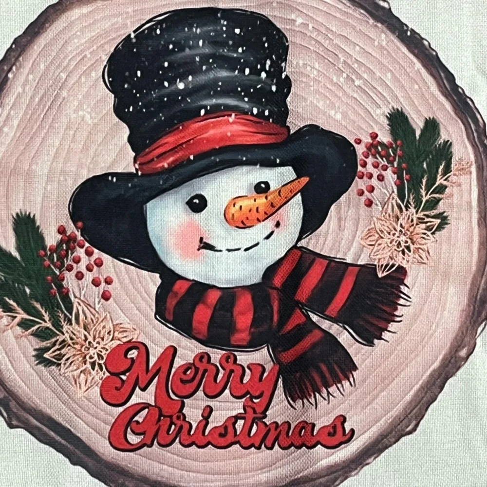 Clearance ~Festive Holiday Pillow Cover - Red and White 🎄🆕🎄⭐️A 2 for $14 Item⭐️